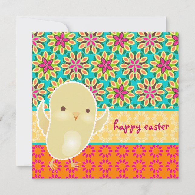 Baby-Küken-Ostern-Einladung Einladung (Vorderseite)