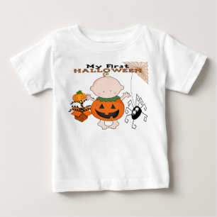 Baby-Kürbis mein 1. Halloween-Säuglings-T - Shirt