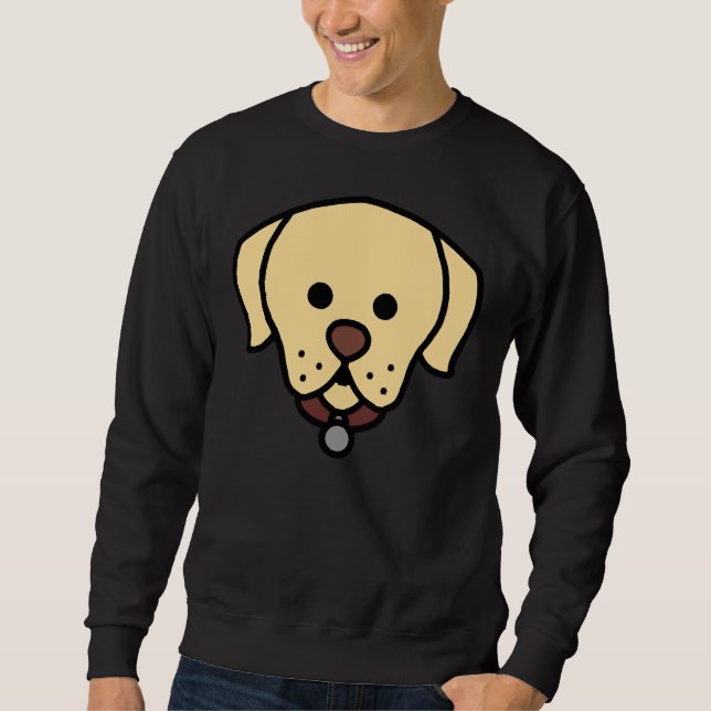 Baby Labrador Yellow Sweatshirt (Vorderseite)