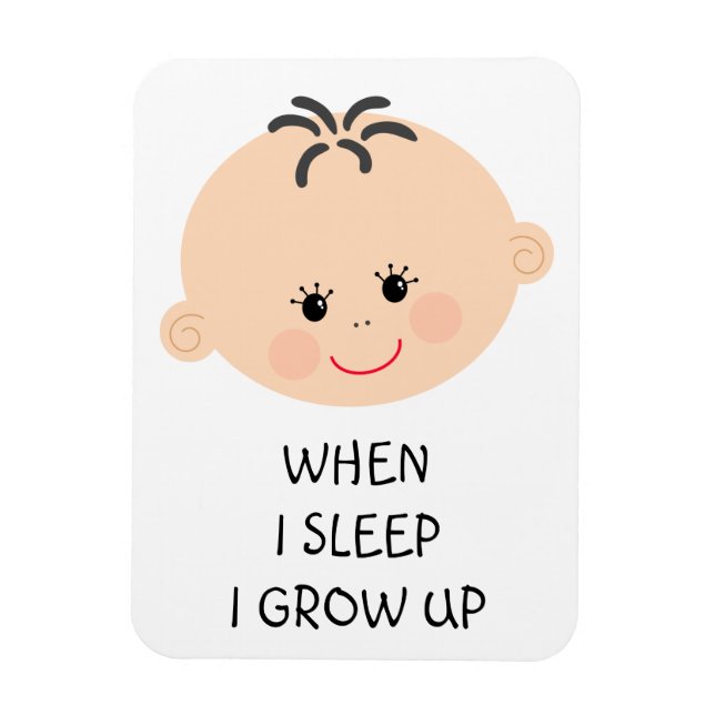 Baby Lächeln Magnet (Vertikal)