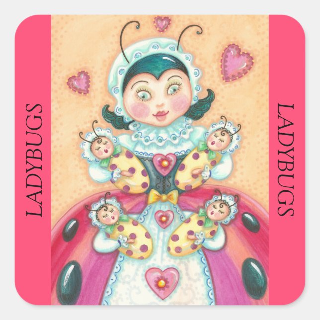 BABY LADYBUG STICKERS Sheet (Vorderseite)