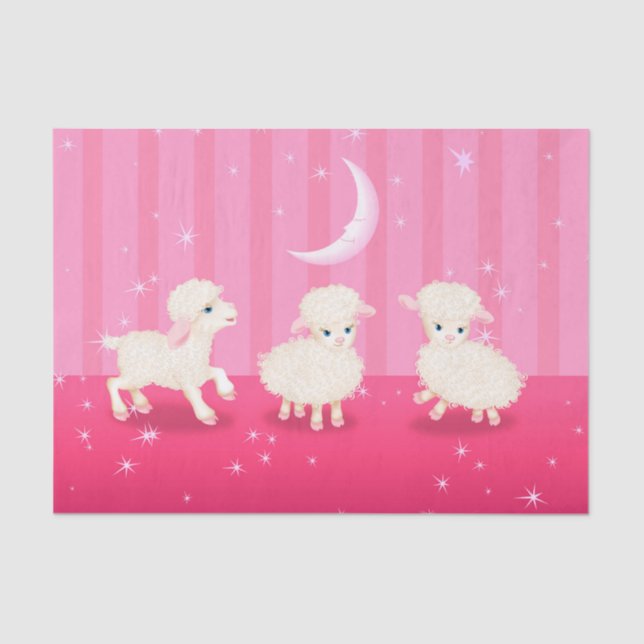Baby Lambs Seidenpapier (Vorderseite)