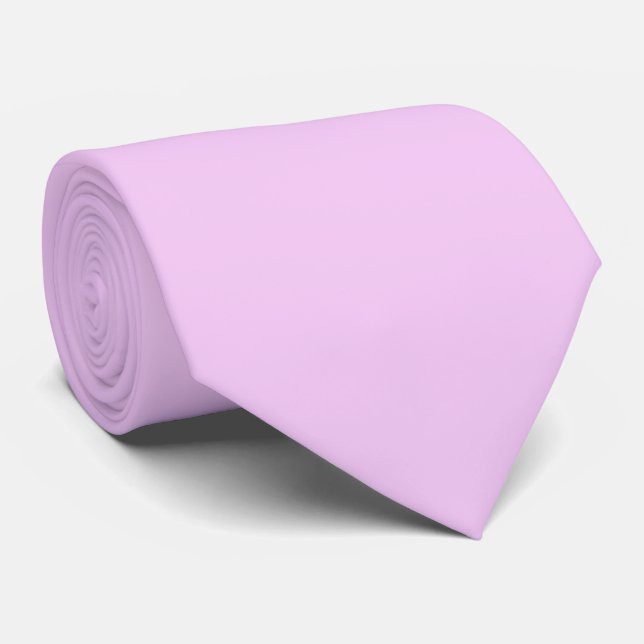 Baby Lavender Pink, Neck Tie Krawatte (Gerollt)