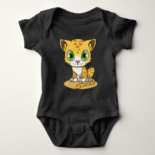 Baby Leopard Baby Bodysuit Strampler