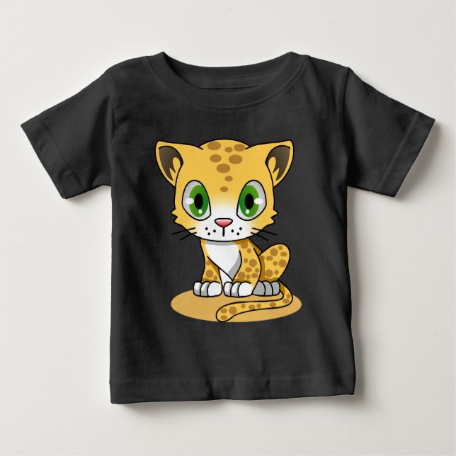 Baby Leopard Kleinkind T - Shirt (Vorderseite)