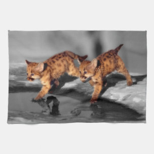 Baby Leopards Küchentuch