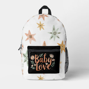 Baby Liebe boho Bedruckter Rucksack