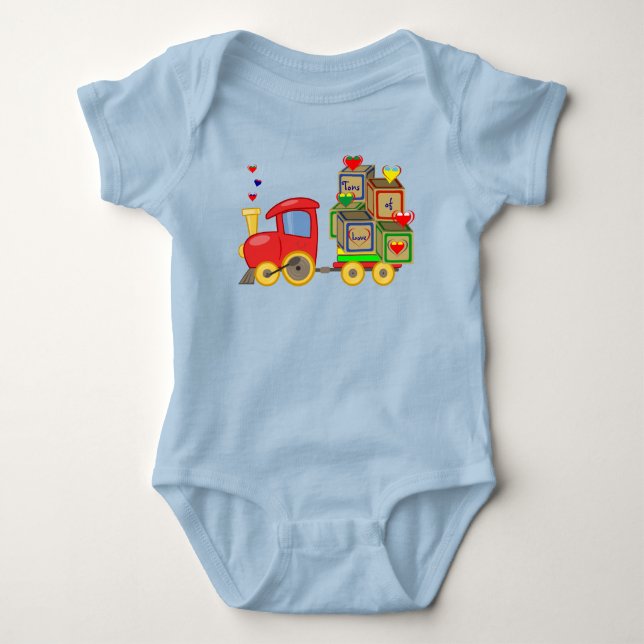 Baby Liebe - Fun Colors Baby T - Shirt (Vorderseite)