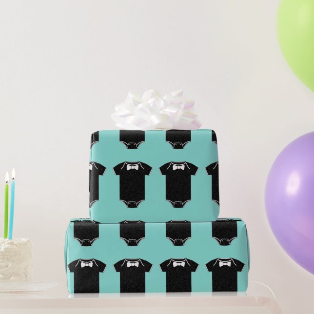BABY Liebe Little Man Tuxedo Sprinkle Dusche Geschenkpapier (Partygeschenke)