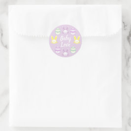 Baby Liebe Oaster Baby Dusche Runder Aufkleber