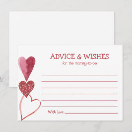 Baby Liebe Valentine Theme Kinderdusche Einladung