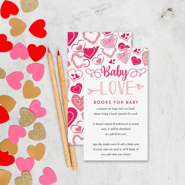 "Baby Liebe" Valentine's Day Baby Shower Book Begleitkarte (Von Creator hochgeladen)