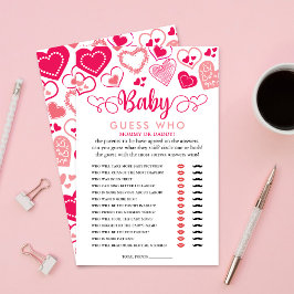 "Baby Liebe" Valentine's Day Baby Shower raten
