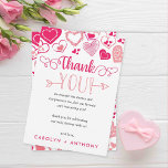 "Baby Liebe" Valentinstag Kinderdusche Dankeskarte<br><div class="desc">Dankeschön mit diesen trendigen Babyduschen,  danke Karten. Die Vorlagenformulierung ist einfach zu personalisieren und Ihre Familie und Freunde werden begeistert sein,  wenn sie diese fantastischen Dankesworte erhalten.</div>