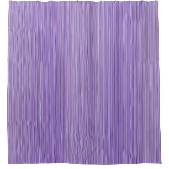 Baby Lilac Stripes Duschvorhang (Vorderseite)