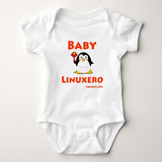 Baby Linuxero Strampler (Vorderseite)
