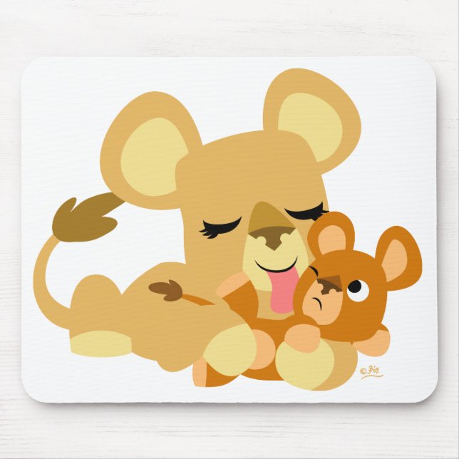 Baby Lion's Bath Mousepad (Vorne)