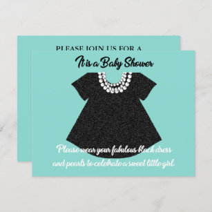 BABY Little Black Dress Baby Dusche Party Einladung