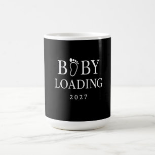 Baby Loading 2027 Lustige Schwangerschaftsankündig Kaffeetasse