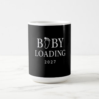 Baby Loading 2027 Lustige Schwangerschaftsankündig Kaffeetasse