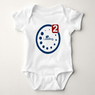 Baby-Loading, Twin Notification Baby Strampler