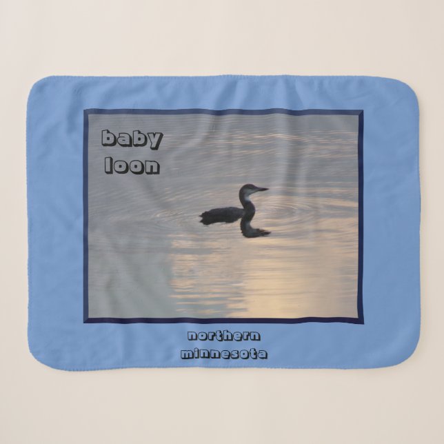 Baby Loon Sherpa Blanket Sherpadecke (Vorderseite (Horizontal))