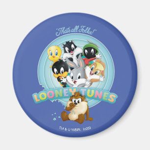 Baby LOONEY TUNES™ Logo Das ist alles, Leute Magnet