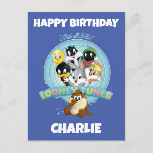 Baby LOONEY TUNES™ Logo   Das ist alles, Leute Postkarte