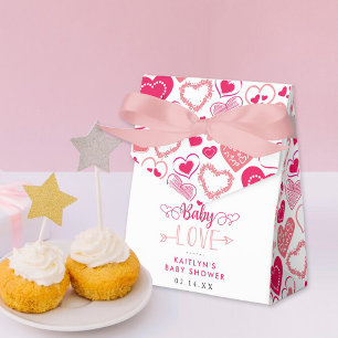" Baby Love" Babyparty zum Valentinstag Geschenkschachtel