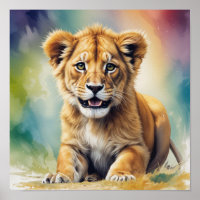 Baby-Löwen-Buy Wall Art & Gemälde