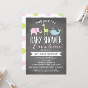 Baby Luncheon Babydusche Einladung