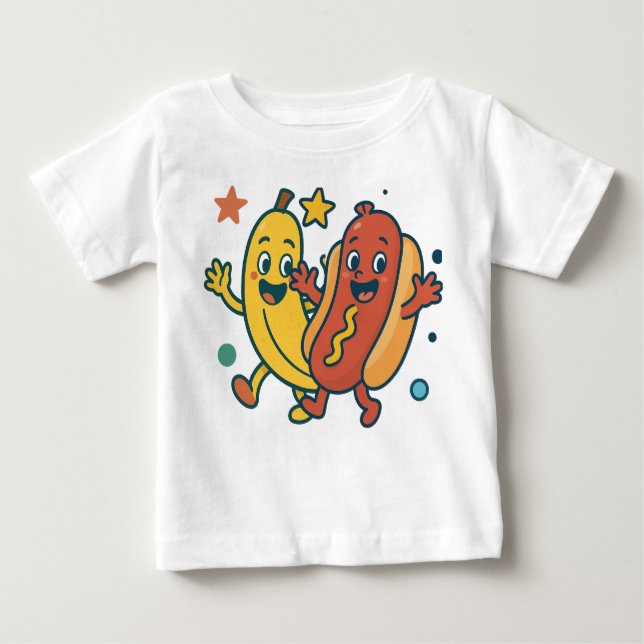 Baby-lustiger T - Shirt (Vorderseite)