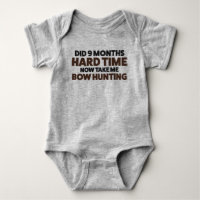 Baby lustiges Bow Deer Junting Jersey Bodysuit Shi