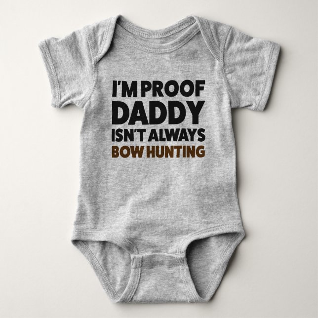 Baby lustiges Bow Deer Junting Jersey Bodysuit Shi Strampler (Vorderseite)