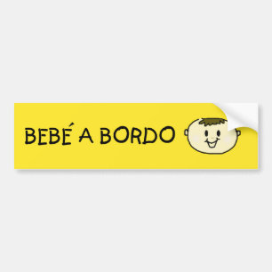 Baby M an Bord - Calcomanía von parachoque Autoaufkleber