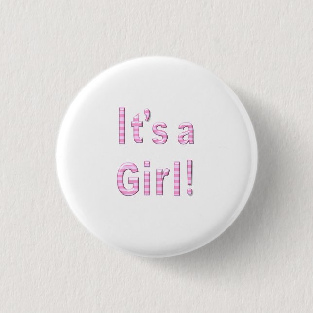 Baby Mädchen Button (Vorderseite)