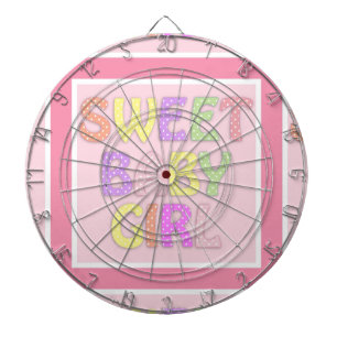 Baby Mädchen Dartscheibe