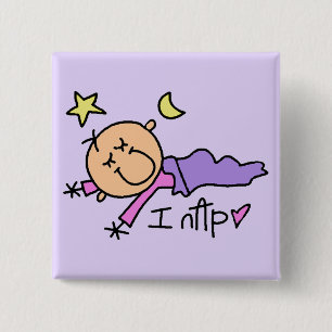 Baby Mädchen Ich Schlafe T-Shirts und Geschenke Button