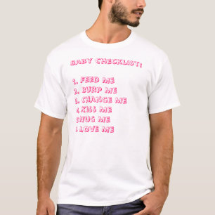 BABY-MÄDCHEN-KARO-LISTE T-Shirt