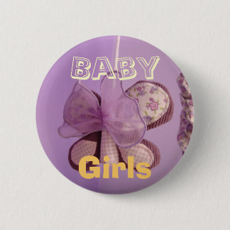 Baby Mädchen Knöpfe Lavendel Schmetterling Mobile Button