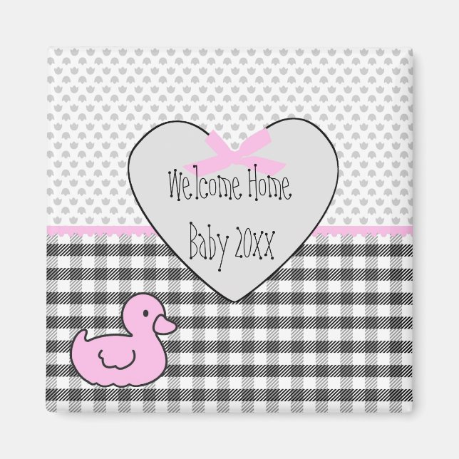 Baby Mädchen Magnet (Vorne)