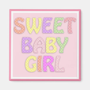 Baby-Mädchen Magnet