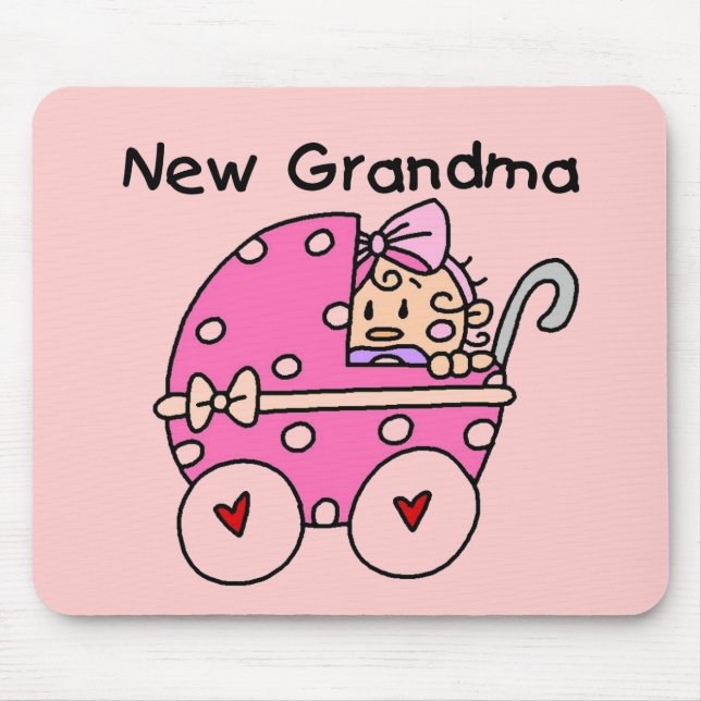 Baby-Mädchen-neue Großmutter-T - Shirts und Mousepad (Vorne)