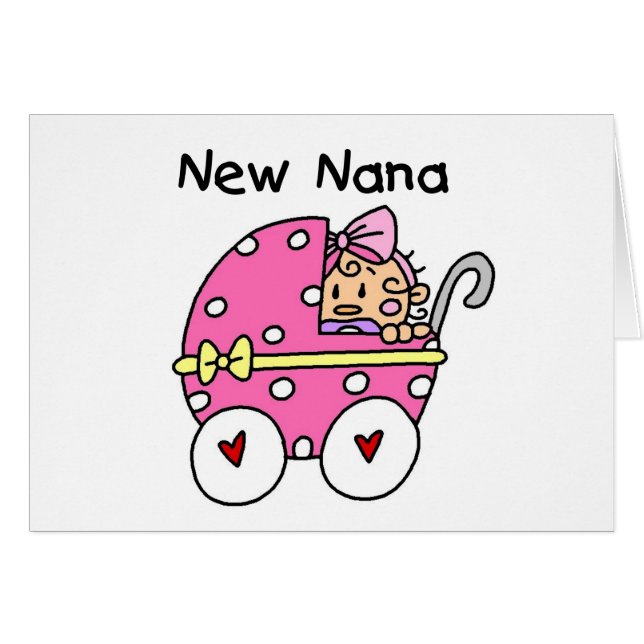 Baby-Mädchen-neue Nana-T - Shirts und -geschenke (Vorderseite (Horizontal))