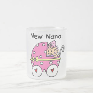 Baby-Mädchen-neue Nana-T - Shirts und -geschenke Mattglastasse