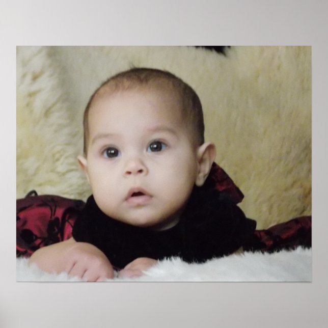 Baby Mädchen Poster (Vorne)