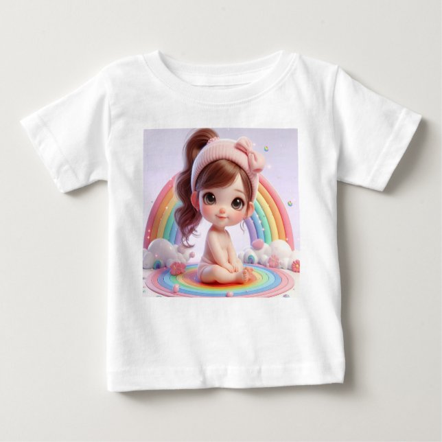 Baby Mädchen T-shirt (Vorderseite)