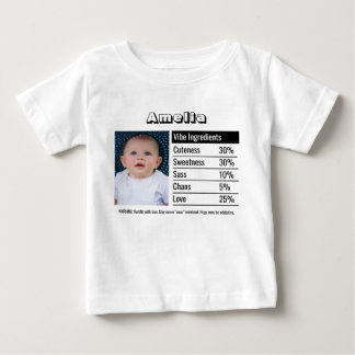 Baby Mädchen Vibe Report T-Shirt | Lustiges T-Shir