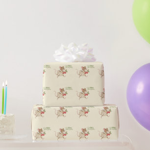 Baby Mädchen Waldtier Dusche Geschenkpapier