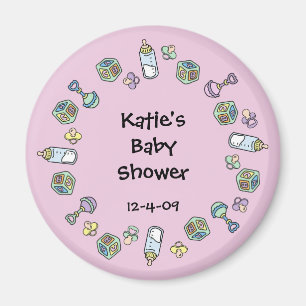 Baby Magnet - Rasseln, Schnuller, Bausteine und Fl